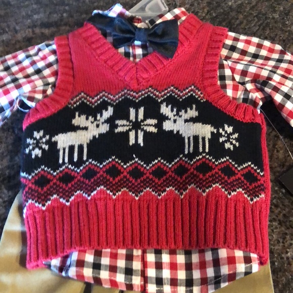 3-pc boys Christmas outfit - Picture 2 of 5